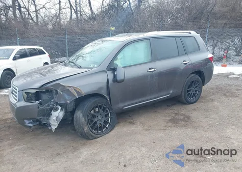 2009 Toyota Highlander Limited from USA, damaged, VIN JTEES42A592119446